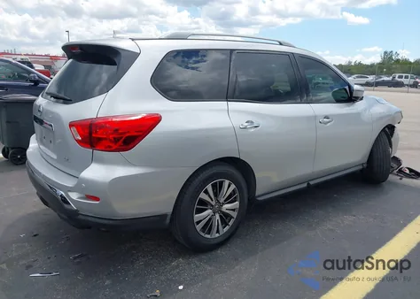 2019 Nissan Pathfinder Sl z USA, uszkodzony, nr VIN 5N1DR2MN9KC604801
